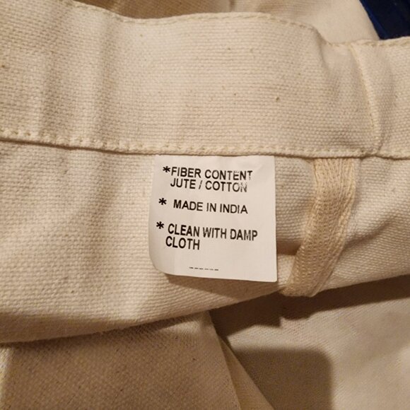 Marshalls Jute Cotton Tote Bag Brand New with Tags - Picture 5 of 5